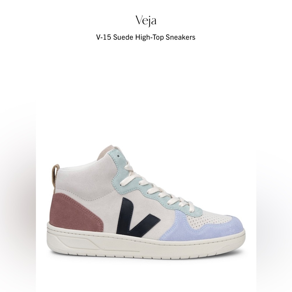 Veja V-15 suede high tops - never worn